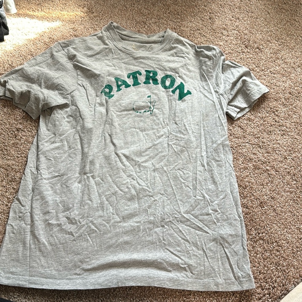 The Masters Patron short sleeve shirt in gray size large